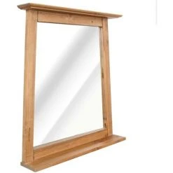 VidaXL Miroir De Salle De Bains Bois De Pin Massif Recyclé 70x12x79 Cm - Brun -Miroir Soldes Boutique 10260013 3
