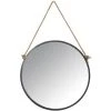 AUBRY GASPARD Miroir Avec Corde Matelot Rond Noir - Noir 2 AUBRY GASPARD Miroir Avec Corde Matelot Rond Noir - Noir -Miroir Soldes Boutique 10409575 1