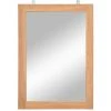 Miroir Mural Teck Massif 50 X 70 Cm VidaXL - Brun -Miroir Soldes Boutique 10606508 1