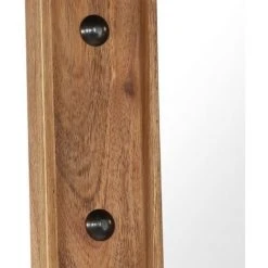 Miroir Bois D'acacia Massif 50 X 50 Cm VidaXL -Miroir Soldes Boutique 10761144 4