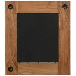 Miroir Bois D'acacia Massif 50 X 50 Cm VidaXL -Miroir Soldes Boutique 10761144 5