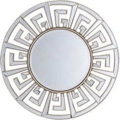 BELIANI Miroir En Métal Doré 70x70 - Doré