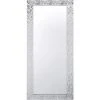 BELIANI Miroir En Plastique Argenté 130x50 - Argenté -Miroir Soldes Boutique 11186966 1