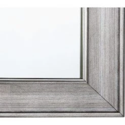 BELIANI Miroir En Plastique Argenté 130x50 - Argenté -Miroir Soldes Boutique 11186984 4