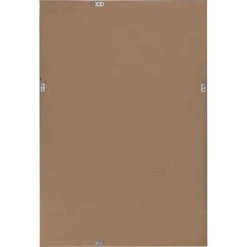 BELIANI Miroir En Plastique Argenté 90x60 - Argenté 7 BELIANI Miroir En Plastique Argenté 90x60 - Argenté -Miroir Soldes Boutique 11186993 3