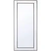 BELIANI Miroir En Plastique Argenté 130x50 - Argenté -Miroir Soldes Boutique 11186996 1