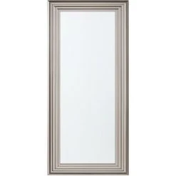 BELIANI Miroir En Plastique Argenté 130x50 - Argenté