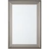 BELIANI Miroir En Plastique Argenté 91x61 - Argenté -Miroir Soldes Boutique 11187002 1