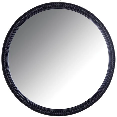 AUBRY GASPARD Grand Miroir Rond En Rotin Noir Noir - Noir 3 AUBRY GASPARD Grand Miroir Rond En Rotin Noir Noir - Noir