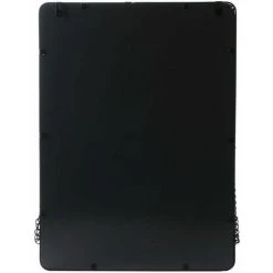 THE HOME DECO FACTORY Miroir Avec Tablette Et Chainettes En Métal Noir 50 Cm Noir - Noir -Miroir Soldes Boutique 11635838 4