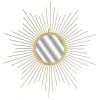 THE HOME DECO FACTORY Miroir Soleil En Métal Doré 66 Cm Doré - Doré -Miroir Soldes Boutique 11642962 1