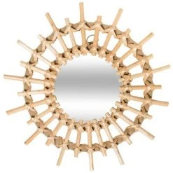Atmosphera - Lot De 3 Miroirs Soleil En Rotin D 28 Cm - Beige 9 Atmosphera - Lot De 3 Miroirs Soleil En Rotin D 28 Cm - Beige -Miroir Soldes Boutique 11747161 3