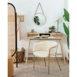 Kave Home - Miroir Mural Grek Rond Ø 40 Cm En Bois De Manguier Massif Avec Poignée En Cuir Synthétique Noir - Naturel 6 Kave Home - Miroir Mural Grek Rond Ø 40 Cm En Bois De Manguier Massif Avec Poignée En Cuir Synthétique Noir - Naturel -Miroir Soldes Boutique 12371143 2