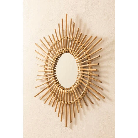 Miroir Rond En Bambou (66x66 Cm) Etual SKLUM Bambou Bambou - Bambou Bambou 6 Miroir Rond En Bambou (66x66 Cm) Etual SKLUM Bambou Bambou - Bambou Bambou – Image 4