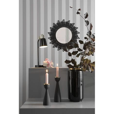 PRESENT TIME Miroir En Métal Filaire Plume - Diam. 60 Cm - Diam. 60 - Noir 4 PRESENT TIME Miroir En Métal Filaire Plume - Diam. 60 Cm - Diam. 60 - Noir – Image 2