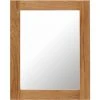 Miroir 40 X 50 Cm Bois De Chêne Massif VidaXL