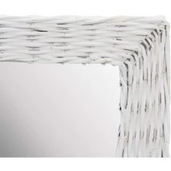 VIDAXL Miroir Osier Blanc 50 X 100 Cm - Maison Et Jardin - Décorations - Miroirs - Blanc - Blanc -Miroir Soldes Boutique 14309381 3