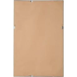 BELIANI Miroir En Plastique Gris 90x60 - Gris -Miroir Soldes Boutique 15098447 4