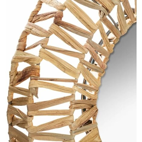 ATMOSPHERA Miroir Tressé Terre - Beige 5 ATMOSPHERA Miroir Tressé Terre - Beige – Image 3