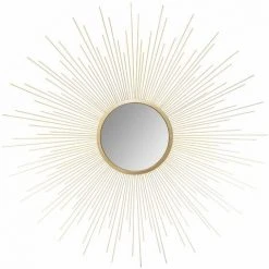 Miroir Soleil Bombe Or - Atmosphera - Doré -Miroir Soldes Boutique 15106066 3