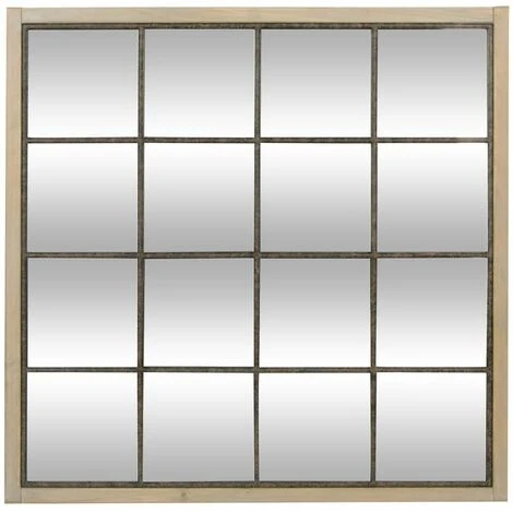 ATMOSPHERA Miroir Naturel Noé 90X90X2 - Bois 4 ATMOSPHERA Miroir Naturel Noé 90X90X2 - Bois – Image 2