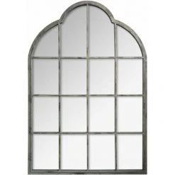 ATMOSPHERA Miroir Métal Romance 76 X 110 - Grisclair