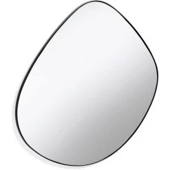 Kave Home - Miroir Anera En Acier 93 X 90 Cm - Noir