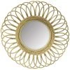 AUBRY GASPARD Miroir Marguerite En Moelle De Rotin 60 Cm Beige - Verre 2 AUBRY GASPARD Miroir Marguerite En Moelle De Rotin 60 Cm Beige - Verre -Miroir Soldes Boutique 15178019 1