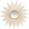 Miroir Soleil Tube Doré D99 - Atmosphera - Doré 2 Miroir Soleil Tube Doré D99 - Atmosphera - Doré -Miroir Soldes Boutique 15255004 1