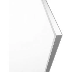 BELIANI Miroir En Métal Argenté 91x66 - Argenté -Miroir Soldes Boutique 15268437 4