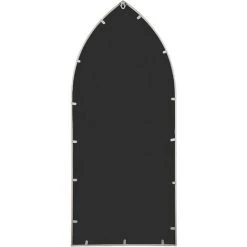 BELIANI Miroir En Métal Gris 115x50 - Gris -Miroir Soldes Boutique 15360425 4