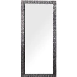 BELIANI Miroir En Plastique Argenté 130x50 - Argenté