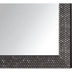 BELIANI Miroir En Plastique Argenté 130x50 - Argenté -Miroir Soldes Boutique 15566792 5