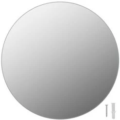 VidaXL Miroir Mural 40 Cm Rond Verre 8 VidaXL Miroir Mural 40 Cm Rond Verre -Miroir Soldes Boutique 15592049 2