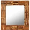 VidaXL Miroir Mural Bois De Recuperation Massif 60 X 60 Cm -Miroir Soldes Boutique 15592294 1