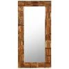 VidaXL Miroir Mural Bois De Recuperation Massif 60 X 120 Cm -Miroir Soldes Boutique 15592319 1