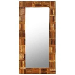 VidaXL Miroir Mural Bois De Recuperation Massif 60 X 120 Cm -Miroir Soldes Boutique 15592319 3