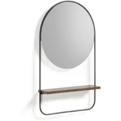 Kave Home - Miroir Marcolina En Acier Et MDF 37 X 58 Cm - Noir