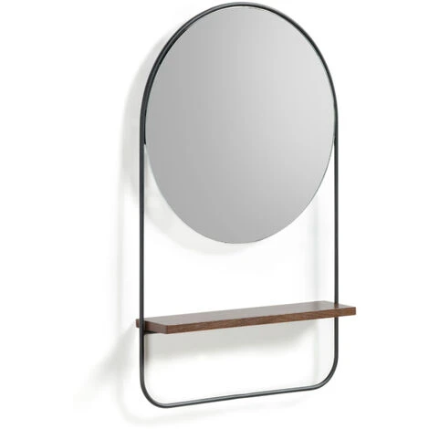 Kave Home - Miroir Marcolina En Acier Et MDF 37 X 58 Cm - Noir 3 Kave Home - Miroir Marcolina En Acier Et MDF 37 X 58 Cm - Noir