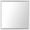 BELIANI Miroir En Plastique Blanc 50x50 - Blanc -Miroir Soldes Boutique 15680230 1