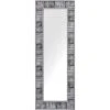 BELIANI Miroir En Plastique Gris 130x50 - Gris