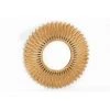 HEART OF THE HOME Miroir Métal Design Plume - Diam. 50 - Or -Miroir Soldes Boutique 15777271 1