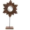 HEART OF THE HOME Miroir En Bois Ethnique Kaya - 27 X 7 X 46 - Marron -Miroir Soldes Boutique 15777396 1