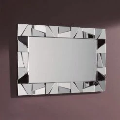 ZENDART DESIGN SÉLECTION Miroir Rectangulaire 120 X 77 Cm Picasso Zendart Sélection - Argent - Intérieur - Argent