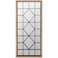 ATMOSPHERA Miroir Bois Métal - Bois