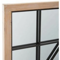 ATMOSPHERA Miroir Bois Métal - Bois -Miroir Soldes Boutique 16232492 3