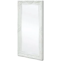 ASUPERMALL Miroir Mural Style Baroque 100 X 50 Cm Blanc 10 ASUPERMALL Miroir Mural Style Baroque 100 X 50 Cm Blanc -Miroir Soldes Boutique 16673559 4
