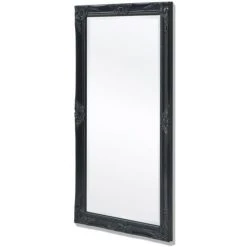 ASUPERMALL Miroir Mural Style Baroque 120 X 60 Cm Noir -Miroir Soldes Boutique 16673567 3