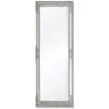 ASUPERMALL Miroir Mural Style Baroque 140 X 50 Cm Argente -Miroir Soldes Boutique 16673569 1