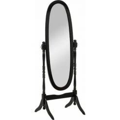 CLP Miroir Sur Pied CORA Noir
